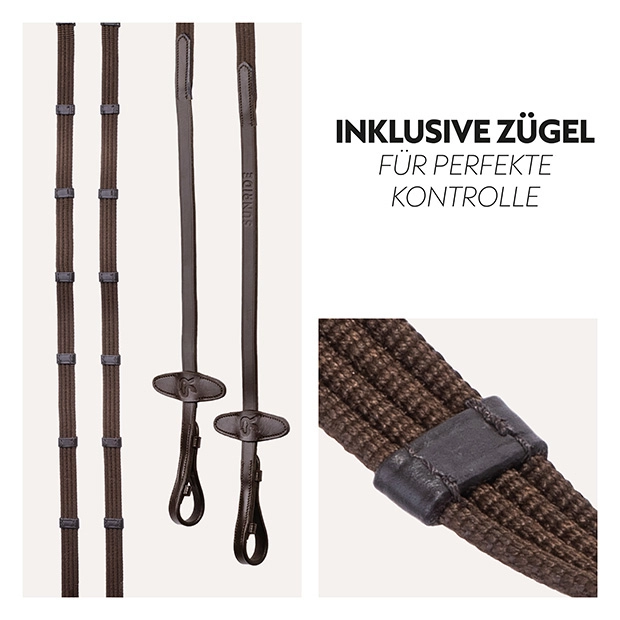 Hanoverian bridle "Hannover" with reins