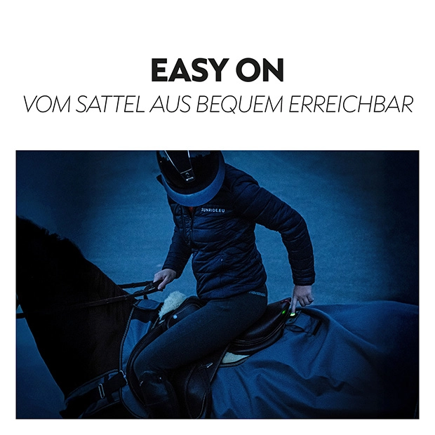 Waterproof LED riding rug 0g “New York” (1200D) LED riding rug 0g "New York" (1200D)
