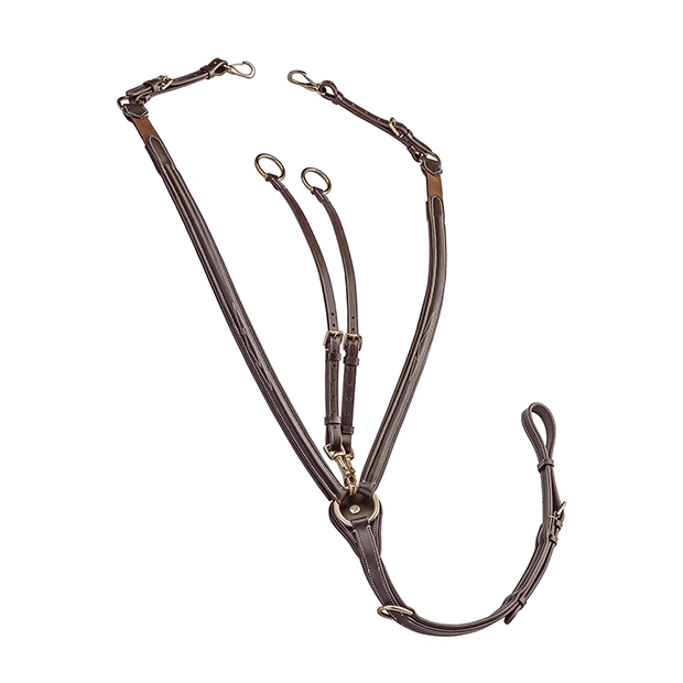 vorderzeug mit martingal windsor aus braunem leder von sunride