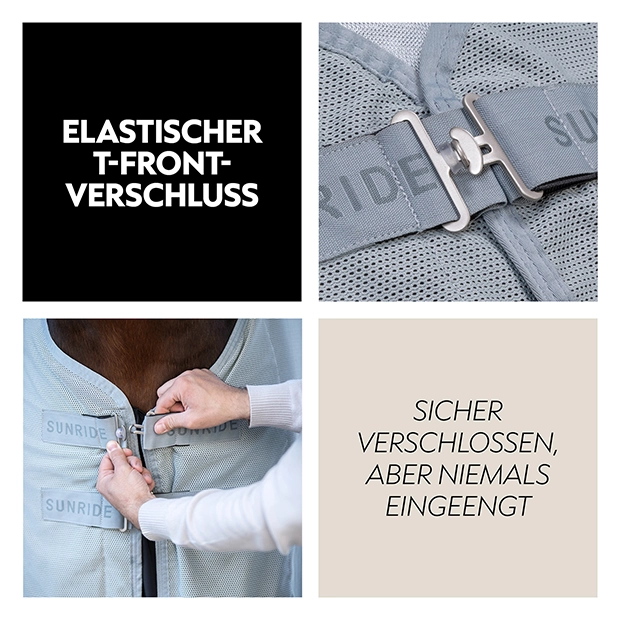 Fliegendecke mit abnehmbarem Halsteil "Ibiza"