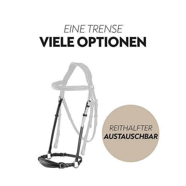 Hanoverian bridle "Hannover" with reins