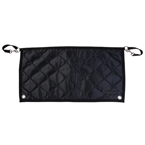 1 schwarzer boxentuervorhang fuer das pferd von sunride