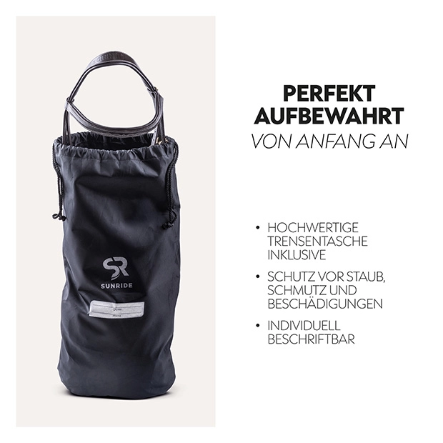 English combined bridle "Berlin" with reins English combined bridle "Berlin" with reins