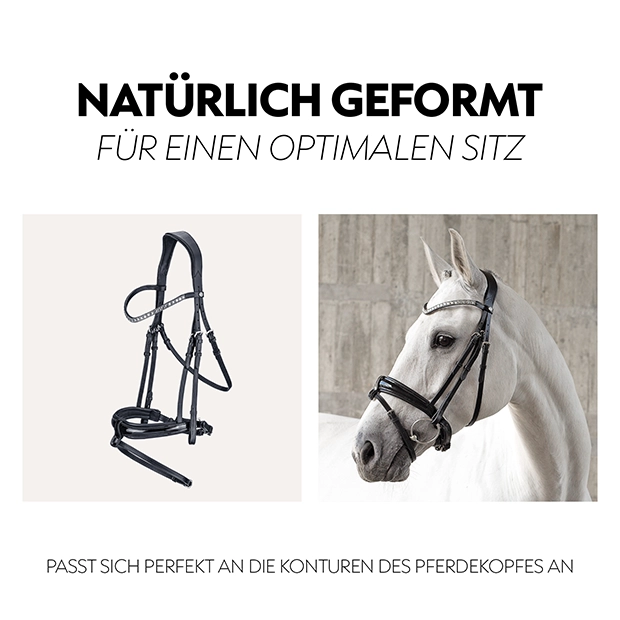 Swedish bridle "Aspen" with reins