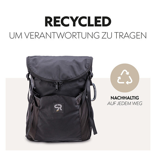 Backpack (waterproof, recycled material)