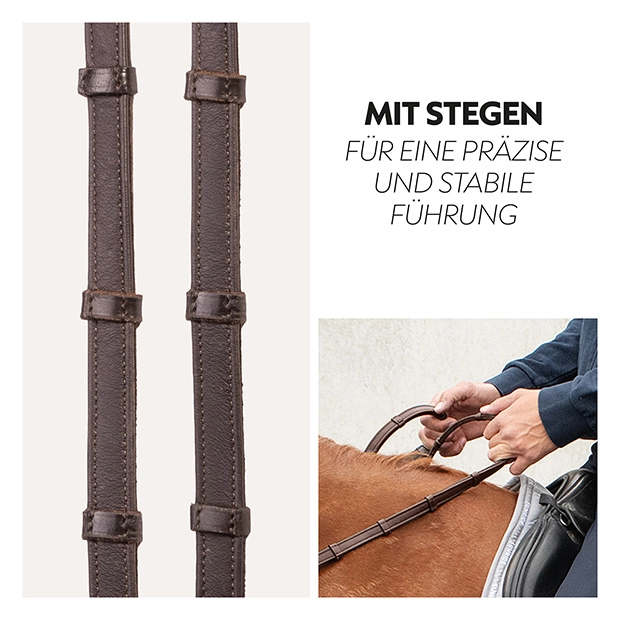 Safety rubber reins with magnet "NoPanic" Safety rubber reins with magnet "NoPanic"