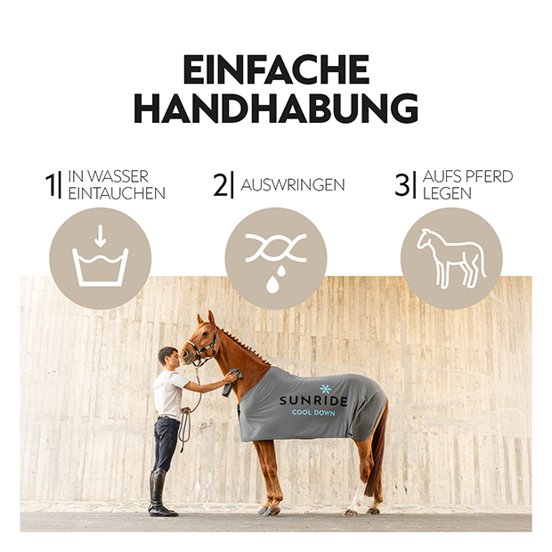 3in1 Kühldecke für Pferde “Cool Down”