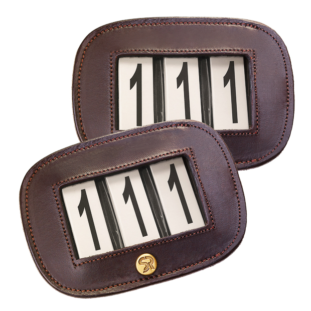 Nummernhalter mit Startnummern 3-stellig