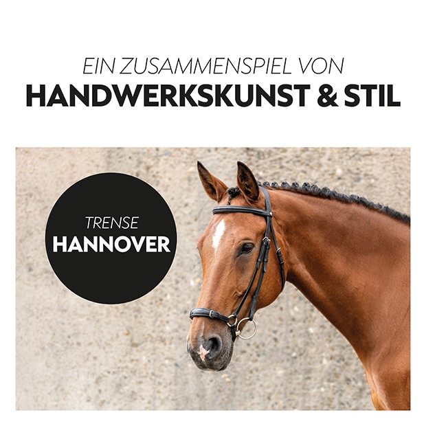 Hanoverian bridle "Hannover" with reins Hanoverian bridle "Hannover" with reins