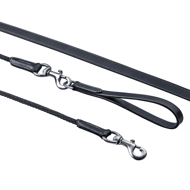 black leather draw reins with silver mounting and extra loop by sunride