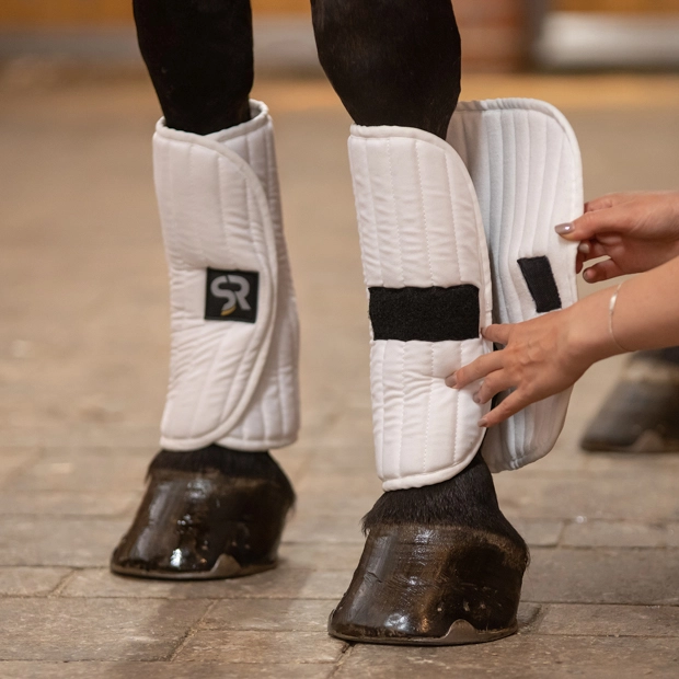 Bandagierunterlagen mit Klett aus Frottee (2er Set)