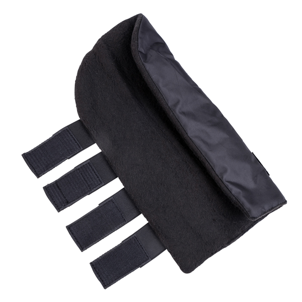 black tail cover with velcro closures by sunride opened